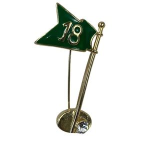Liz Claiborne Golf Brooch